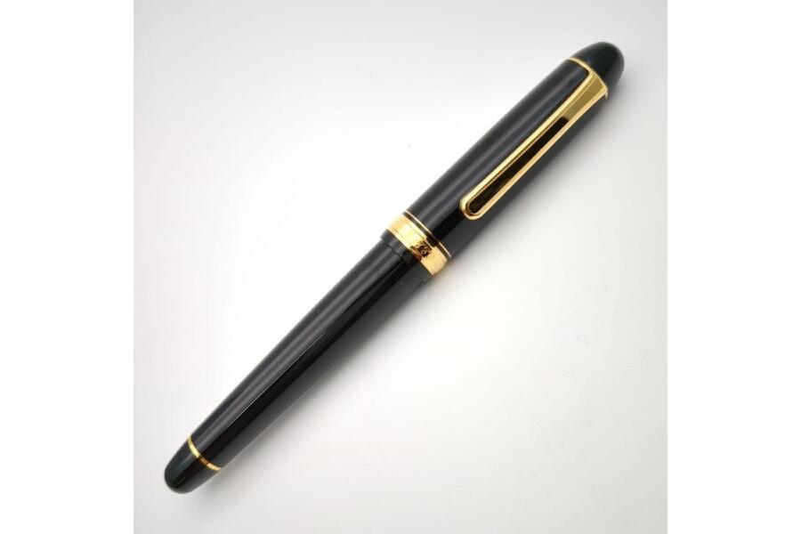 未使用品 プラチナ 万年筆 センチュリー 3776 14K 585 F字 ケース 日本