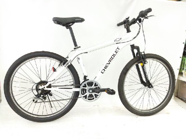 CHEVROLET マウンテンバイク 26インチ ホワイト シボレーマウンテンバイク