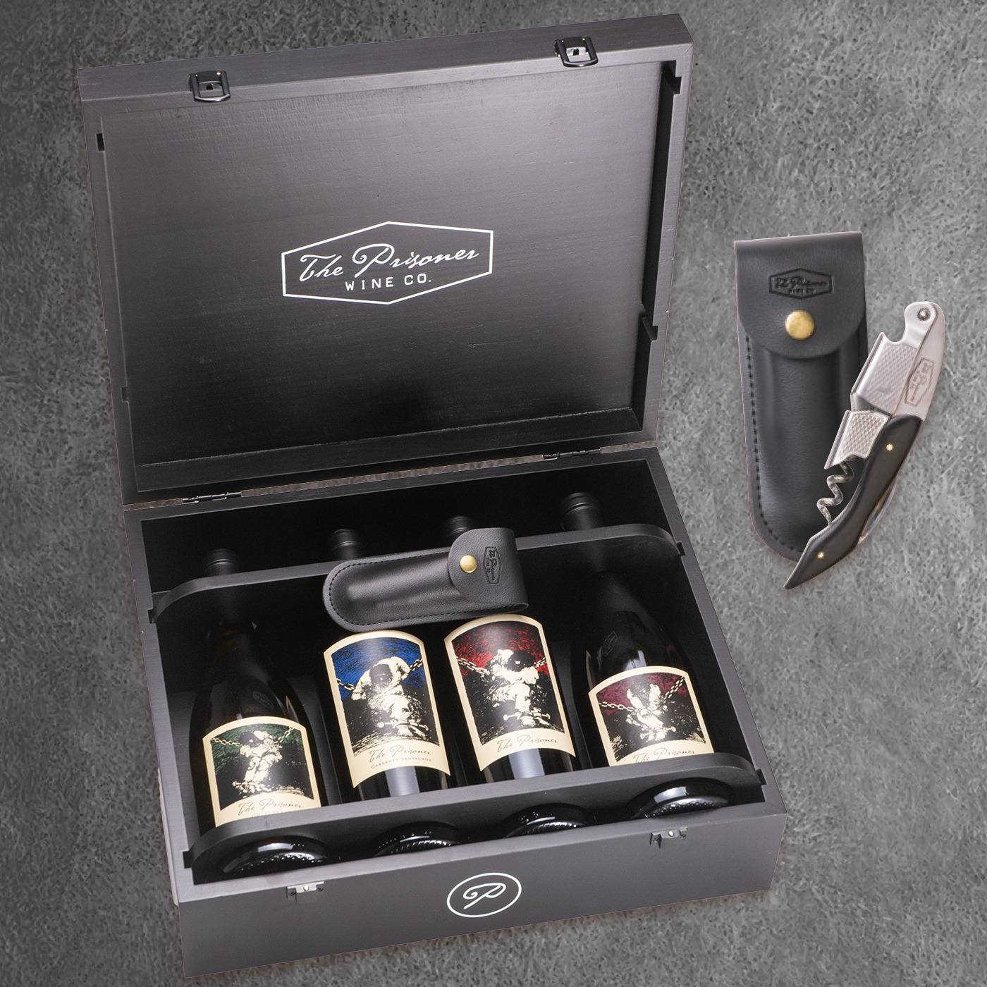 Château Laguiole ナイフ レザーケース付き ザ・プリズナーセット