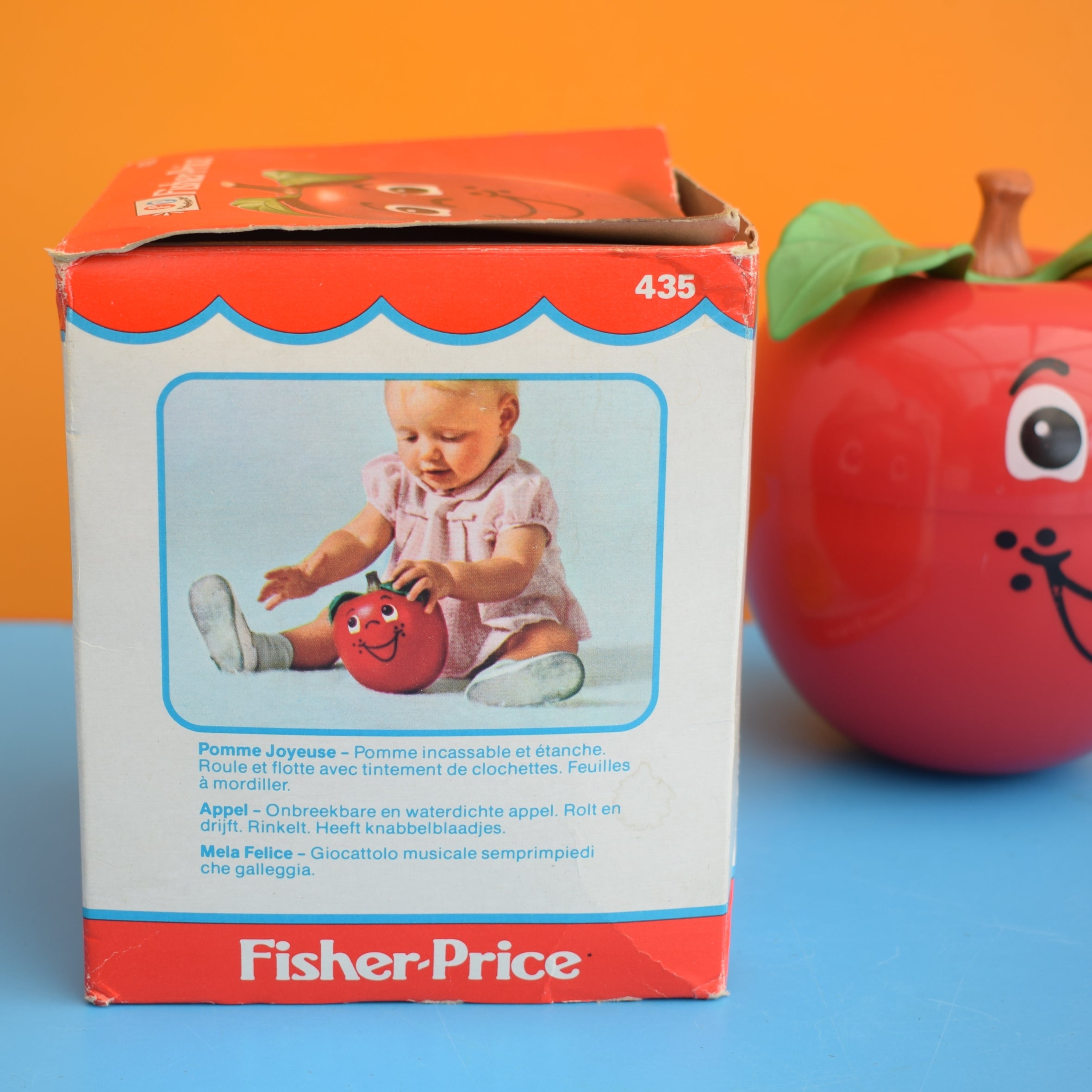 Vintage 1970s Fisher Price Happy Apple - Boxed – Pineapple Retro