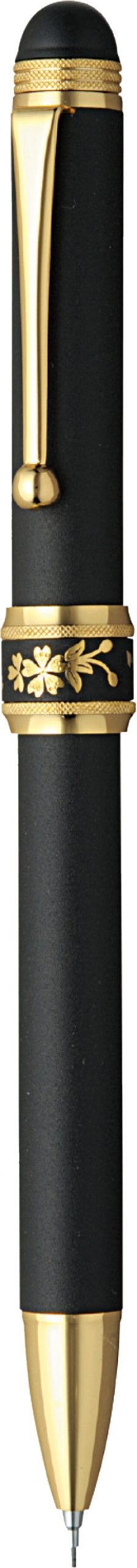 ダブル 3 アクション 肥後象嵌「光助」作『純金桜柄象嵌』 | プラチナ