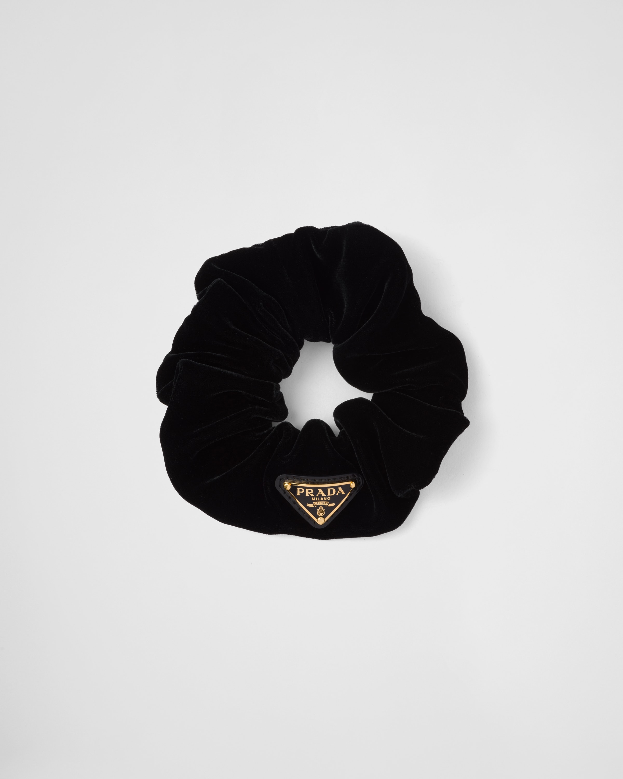 Black Velvet Scrunchie | PRADA