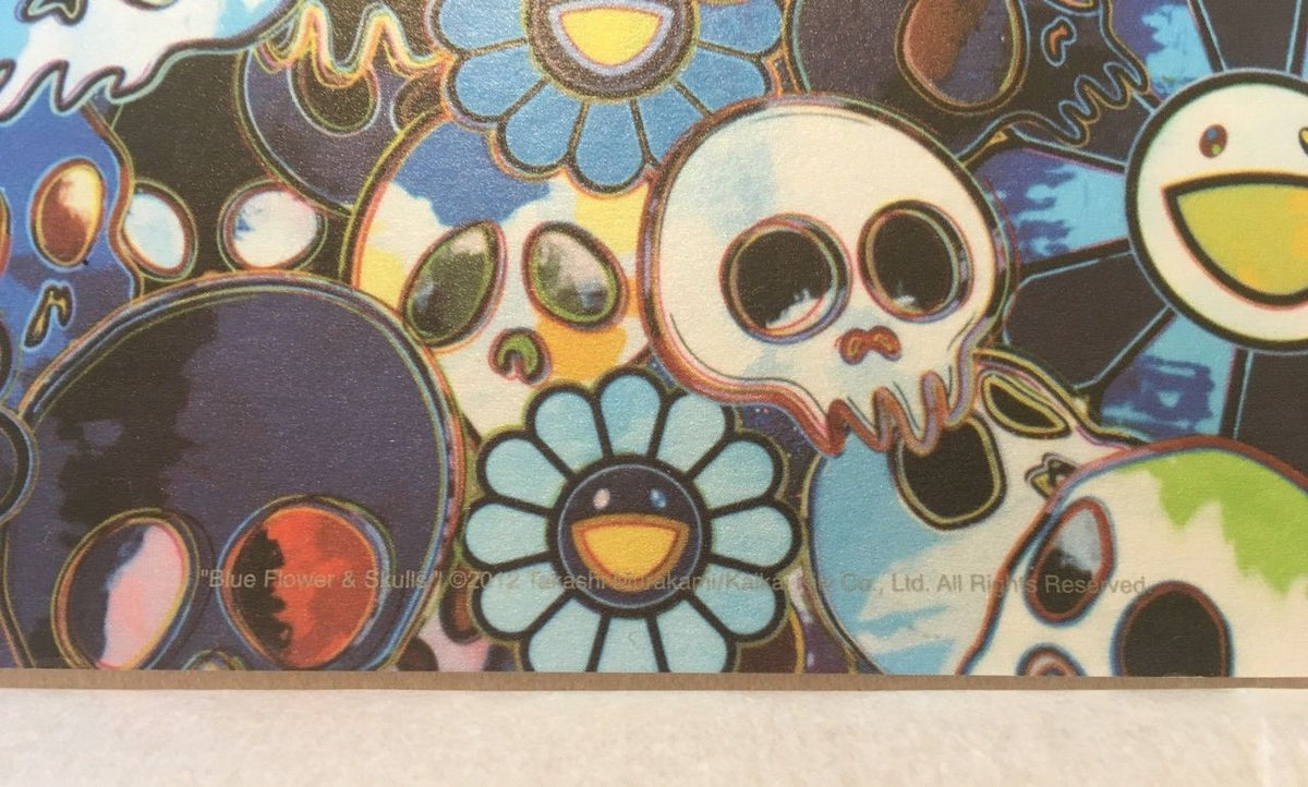 新品 村上隆SKULLS&FLOWERS 【BLUE SIGNAL】パズル 村上隆 パズル