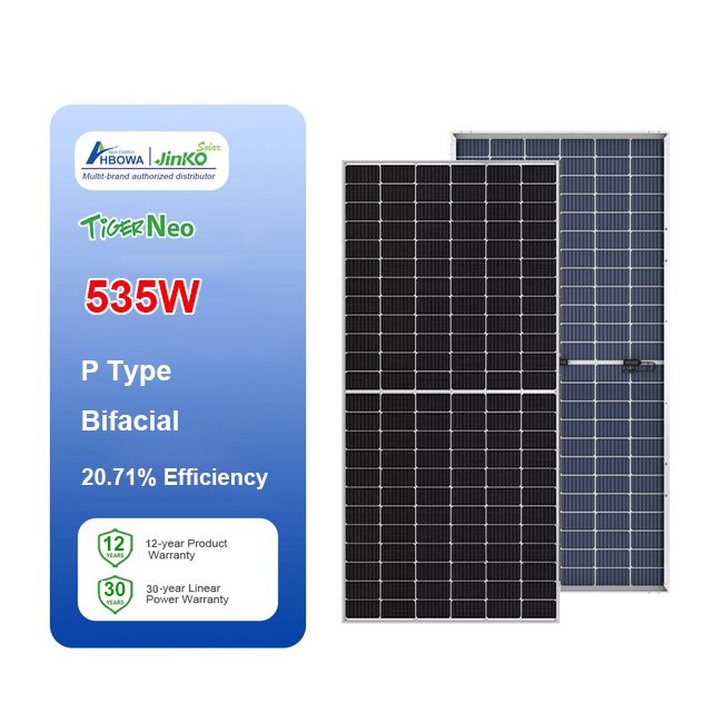 Jinko 600W Solar Panel Tiger Neo N-Type Bifacial 600-625W