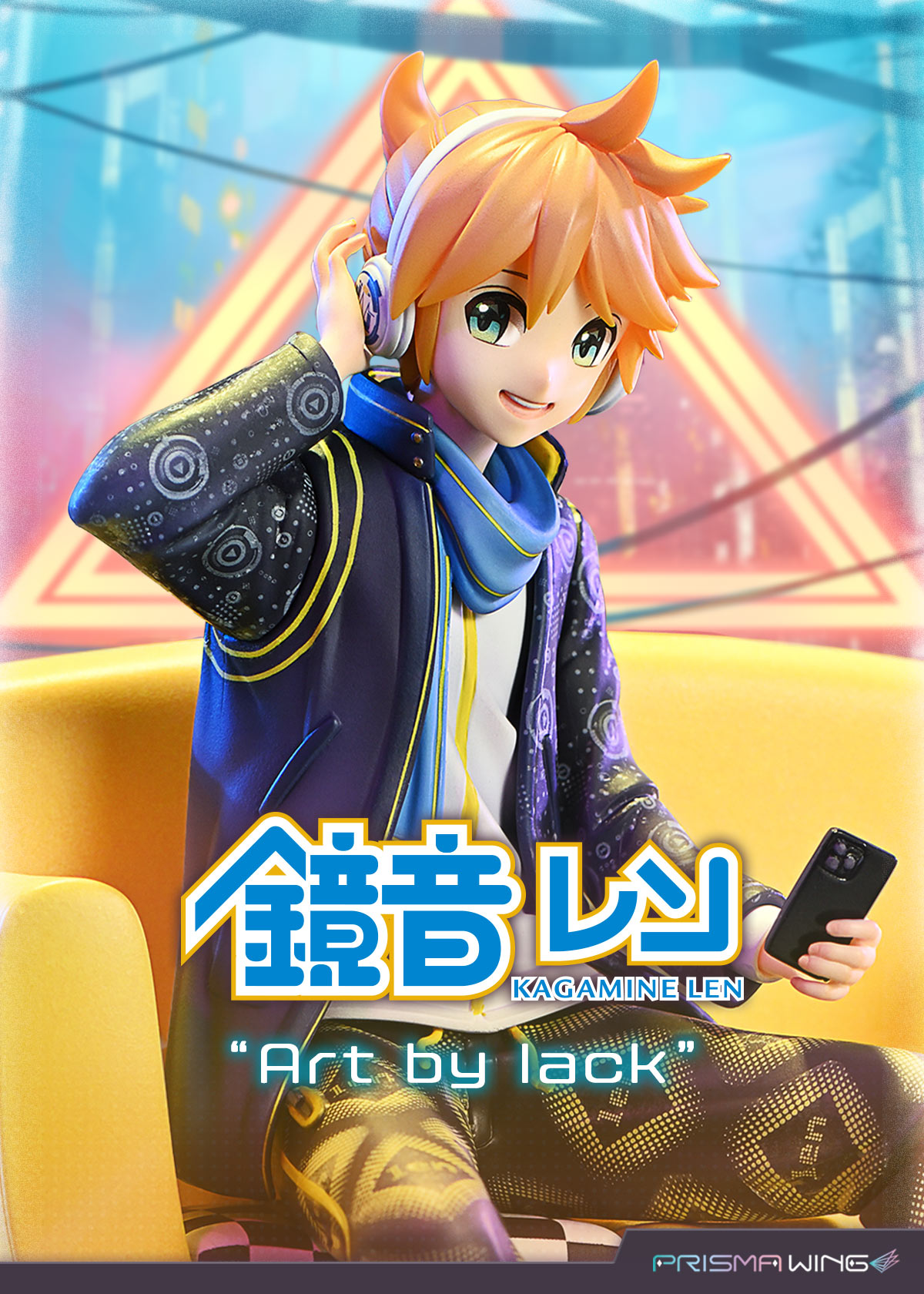 PRISMA WING piapro 鏡音レン Art by lack 1/7 スケール完成品