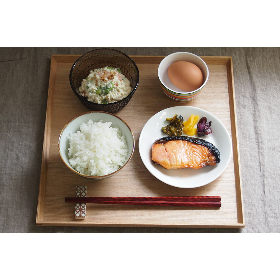 松屋漆器店 白木 尺正角盆 | 食器と料理道具の専門店「プロキッチン」