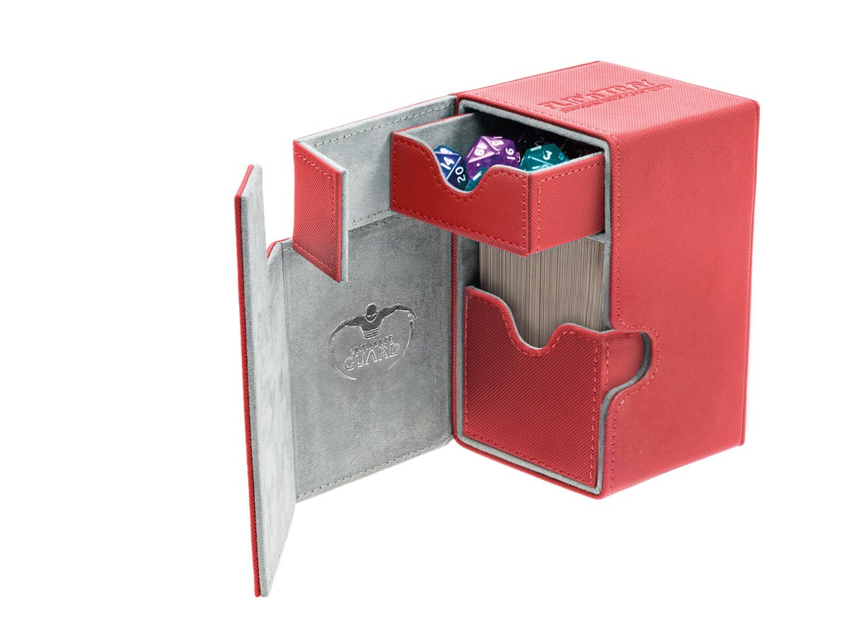 サプライ Ultimate Guard デッキケース FLIP'n'TRAY XENOSKIN 100+ Red