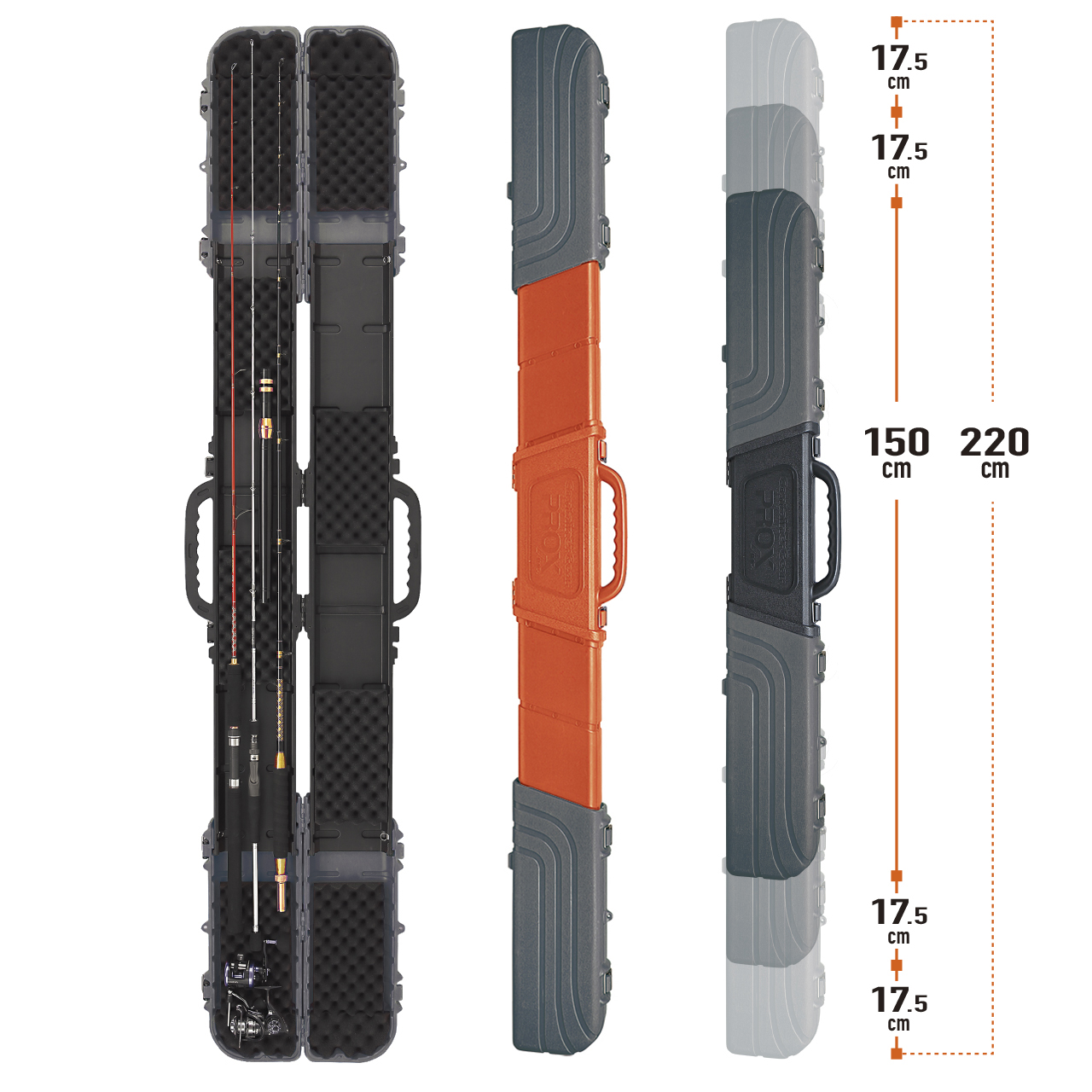 コンテナギア5レングスハードロッドケース - 釣りをもっとお手軽に