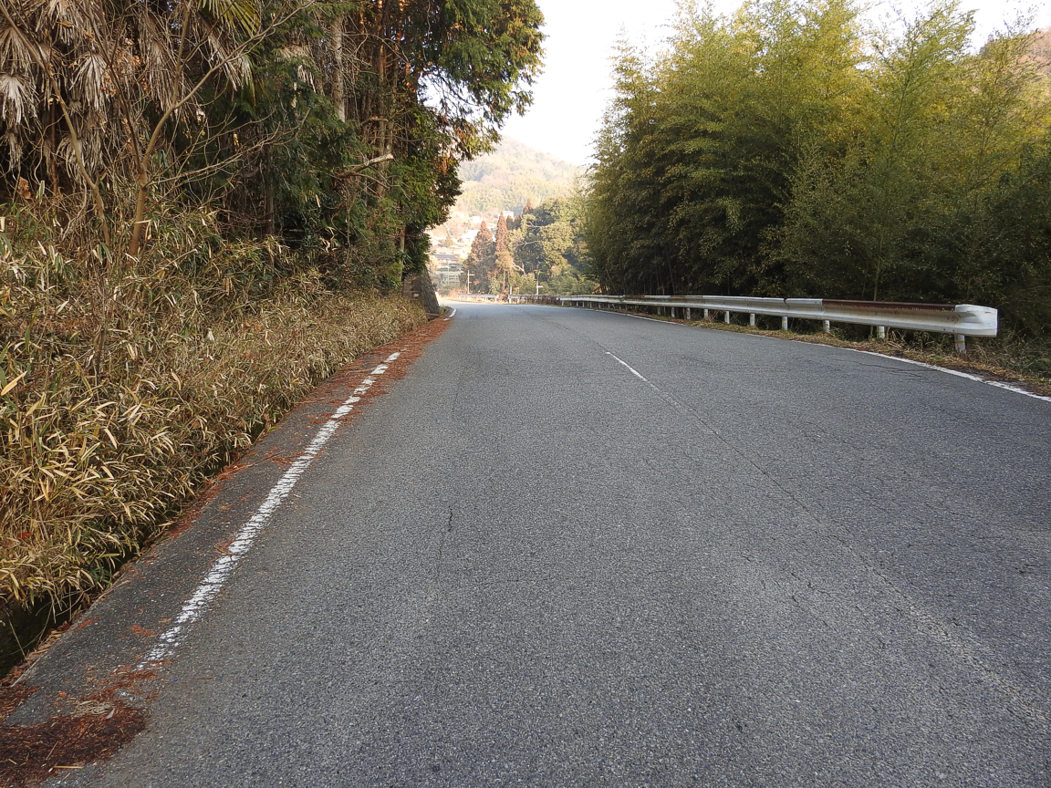 坂道錯視27 岡山市金山寺の四次元坂