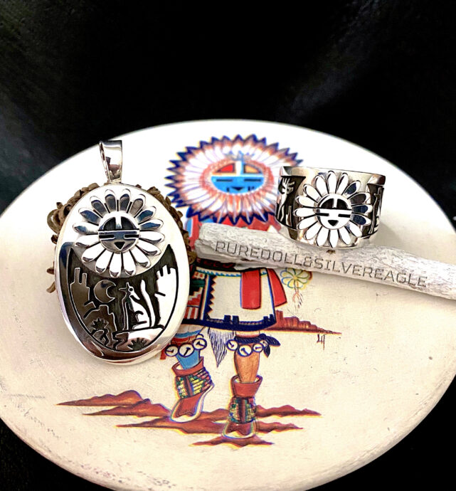 ホピ族 アルビン・テイラー氏新作インディアンジュエリー