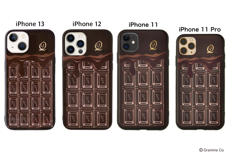 Q-pot. ビターチョコ iPhone13ケース キューポット iPhone13対応