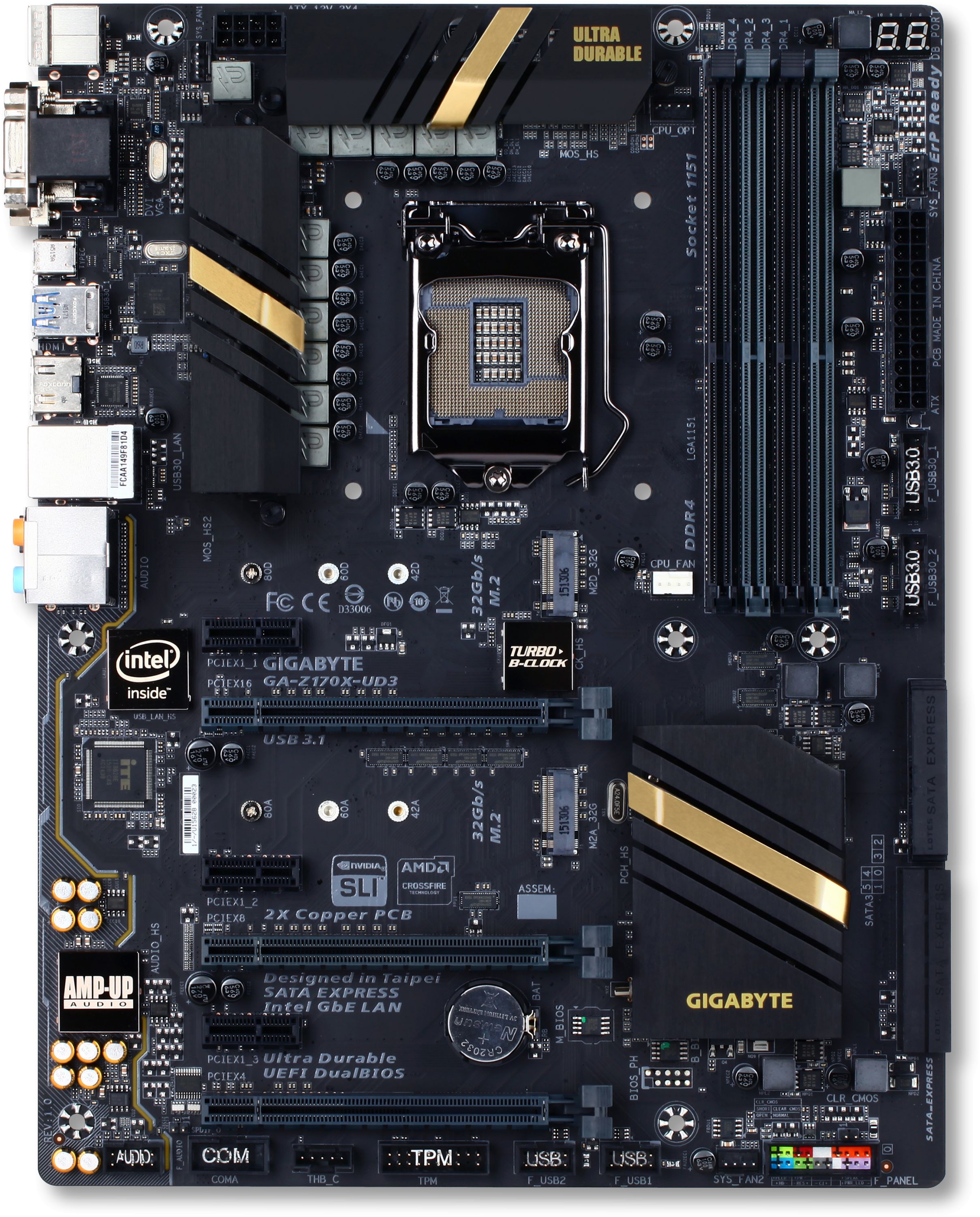 GA-Z170X-UD3 LGA1151 ATX Motherboard