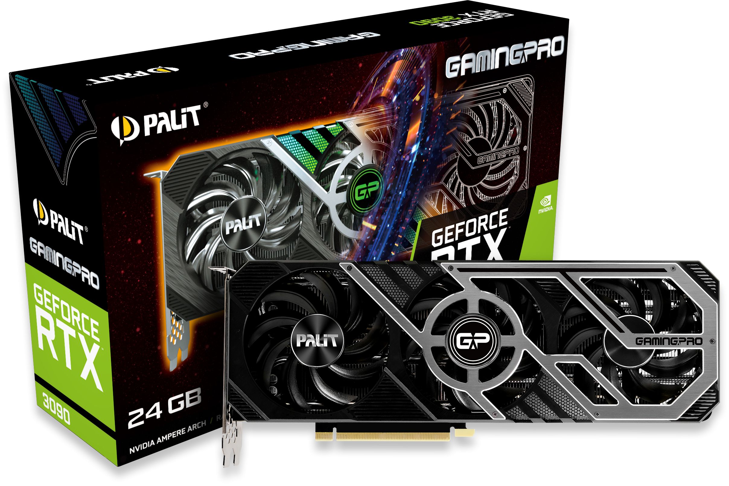 GeForce RTX 3090 GamingPro 24GB Semi-Fanless Graphics Card