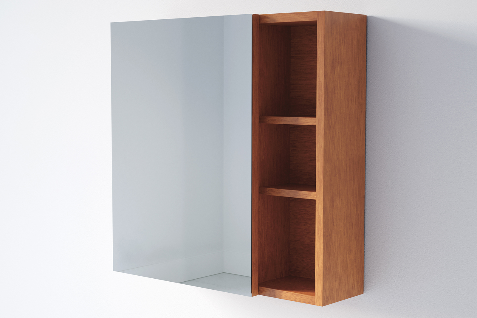 luft ラワン材キャビネット LAUAN SHELVES 01 2列・ナチュラル