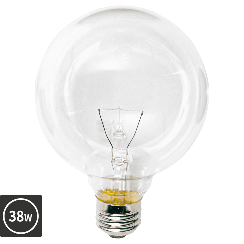 白熱ボール電球 白熱クリアボール95(E26)57W | LT-BB003-03-G141