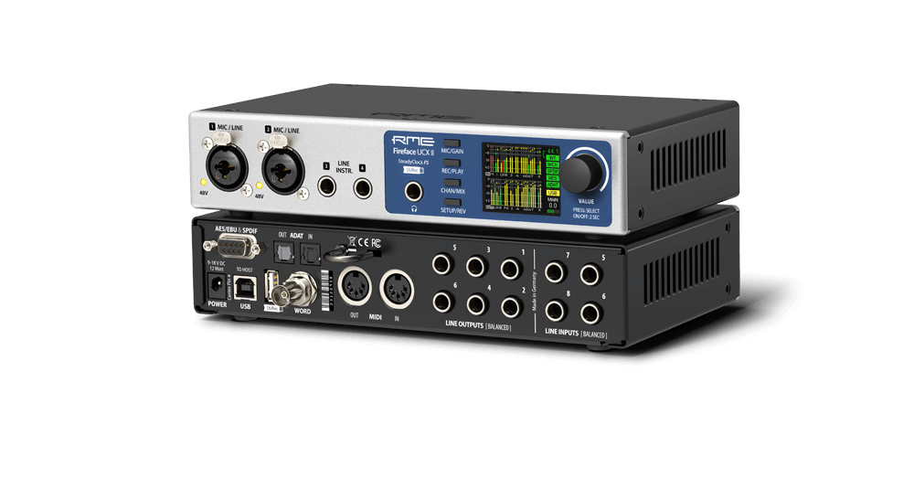 Fireface UFX+ | 188 Channel Thunderbolt Audio Interface - rme-usa.com