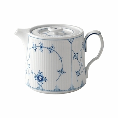 保存用ロイヤルコペンハーゲン コーヒーポット ブルーフルテッド