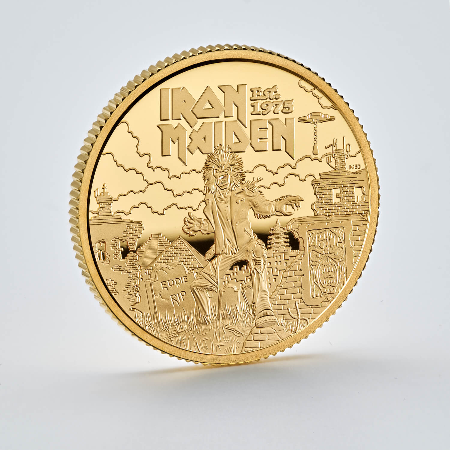 最新 ミュージックレジェンド 2025 イギリス 金貨 アイアンメイデン