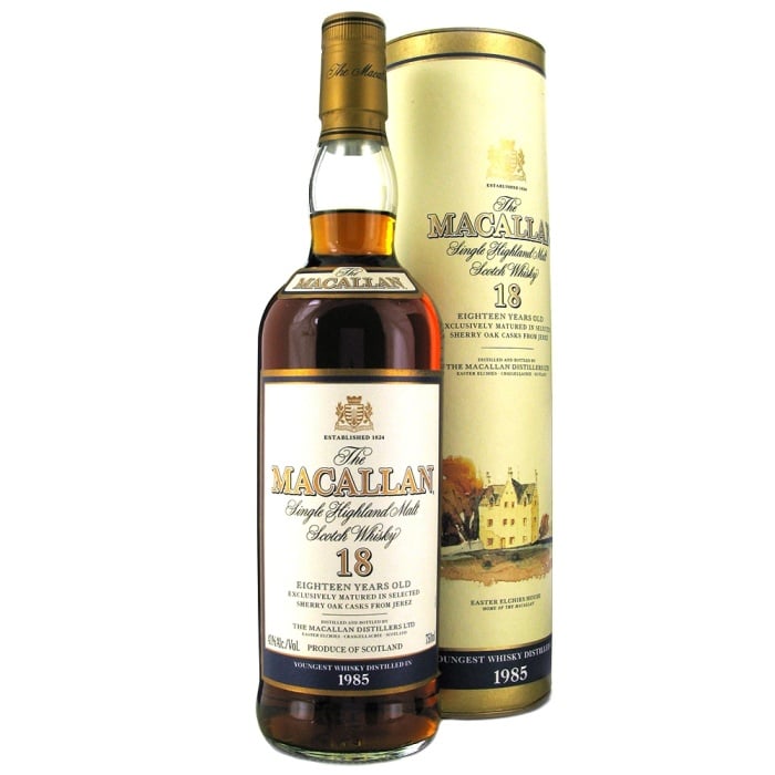 Macallan 1985 18 Year Old Sherry Oak US Import 43% 75cl - RMW