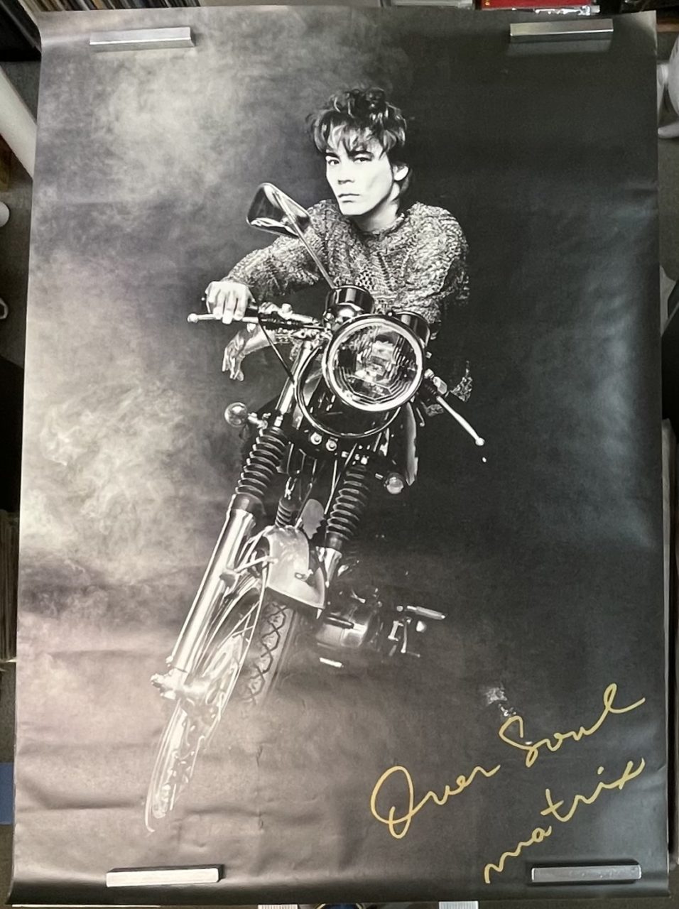 氷室京介 メモリーズオブブルー告知ポスター 氷室京介 メモリーズオブ