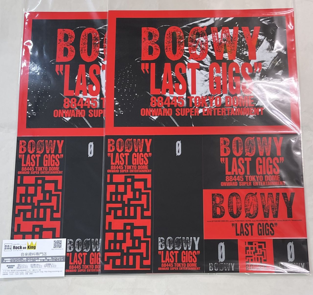 BOOWY LAST GIGS タンクトップ未開封 BOOWY LAST GIGS タンクトップ未