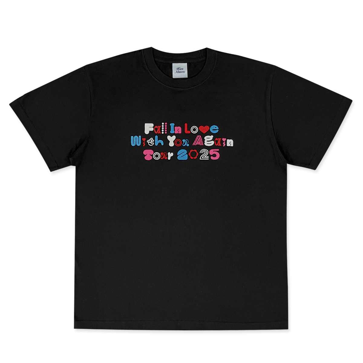 Kana Nishino Tour 2025 ツアーロゴTシャツ Black | ソニー