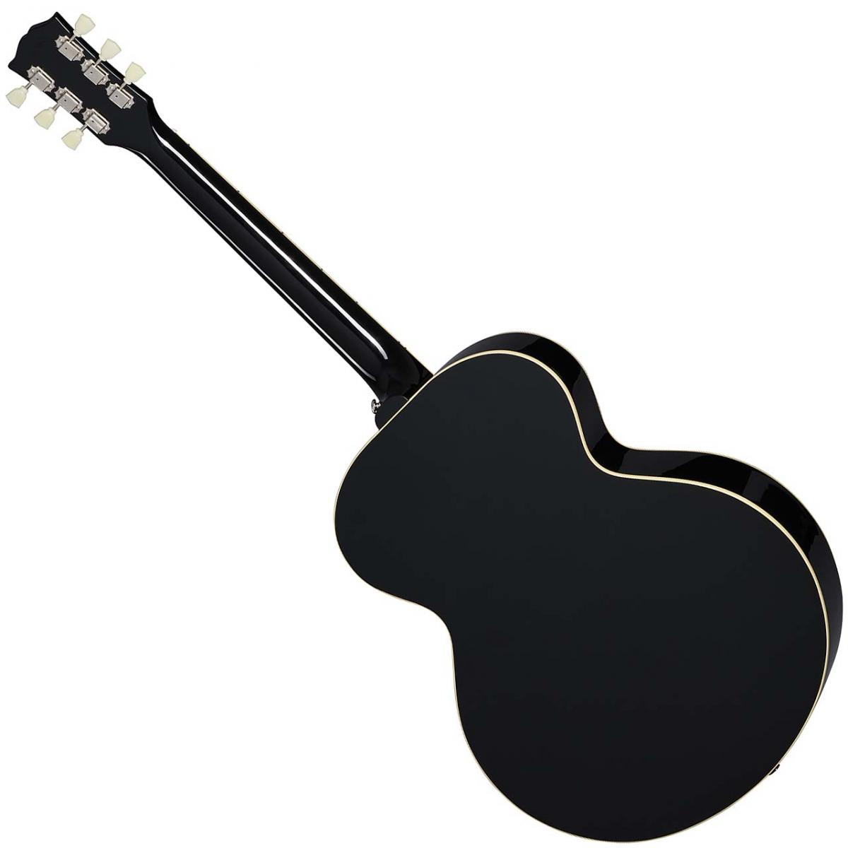 Epiphone アコースティックギター ブラックJ180 Epiphone J-180 LS Ebony <エピフォン>｜平野楽器 ロッキン オンライン