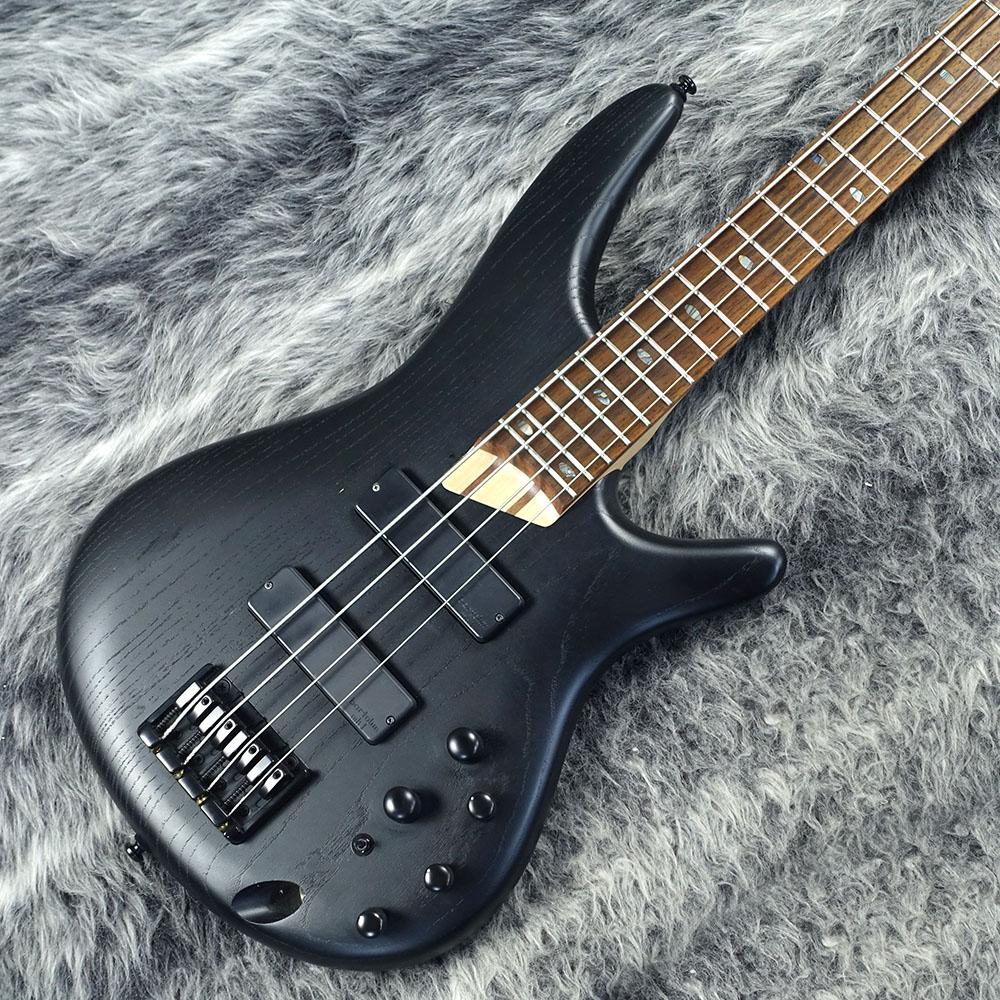 アイバニーズ　ブラックエレキベース ダブルピックアップ Ibanez BTB Workshop BTB866SC-WKL (Weathered Black Low Gloss