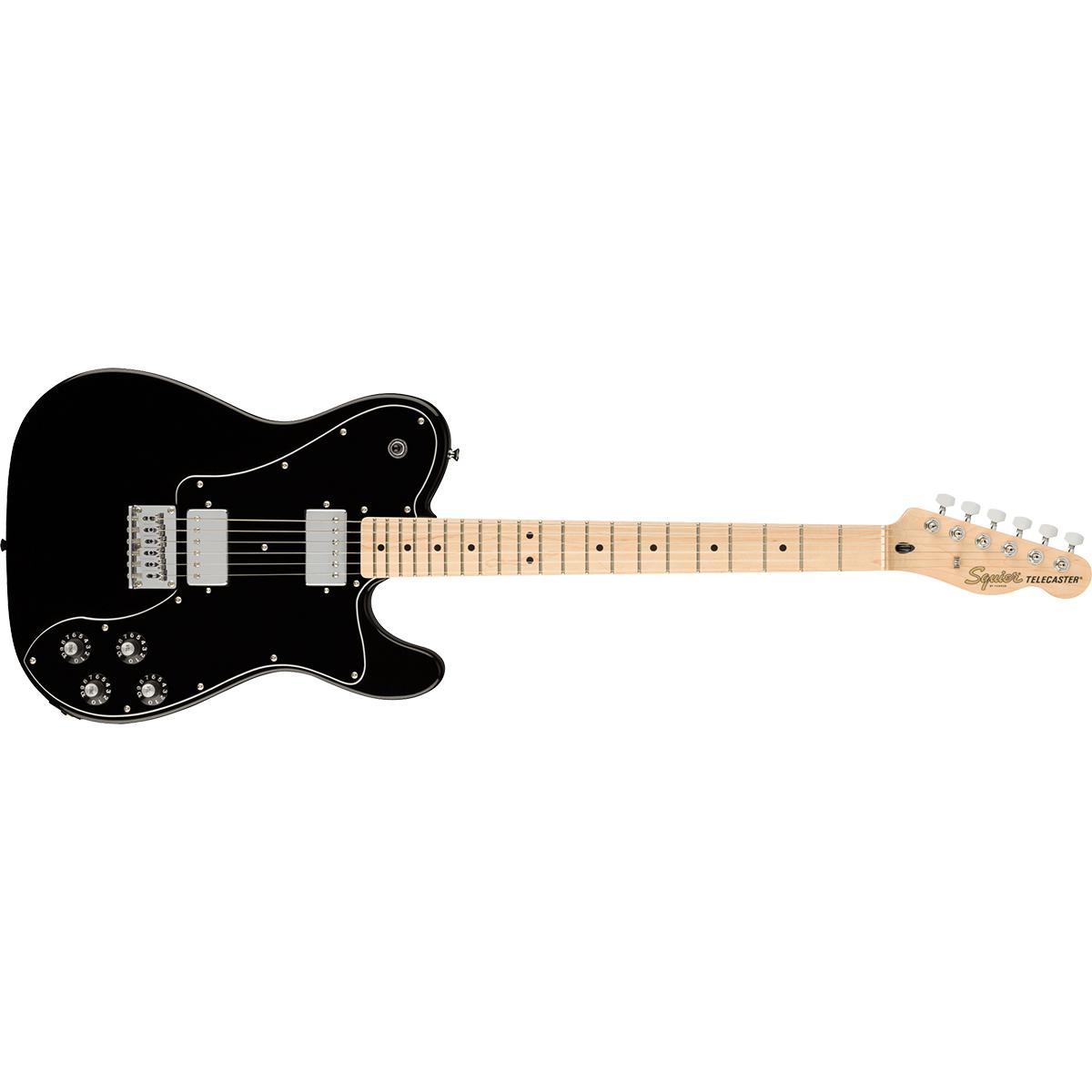 Squier Affinity Series Telecaster Deluxe MN Black Pickguard Black