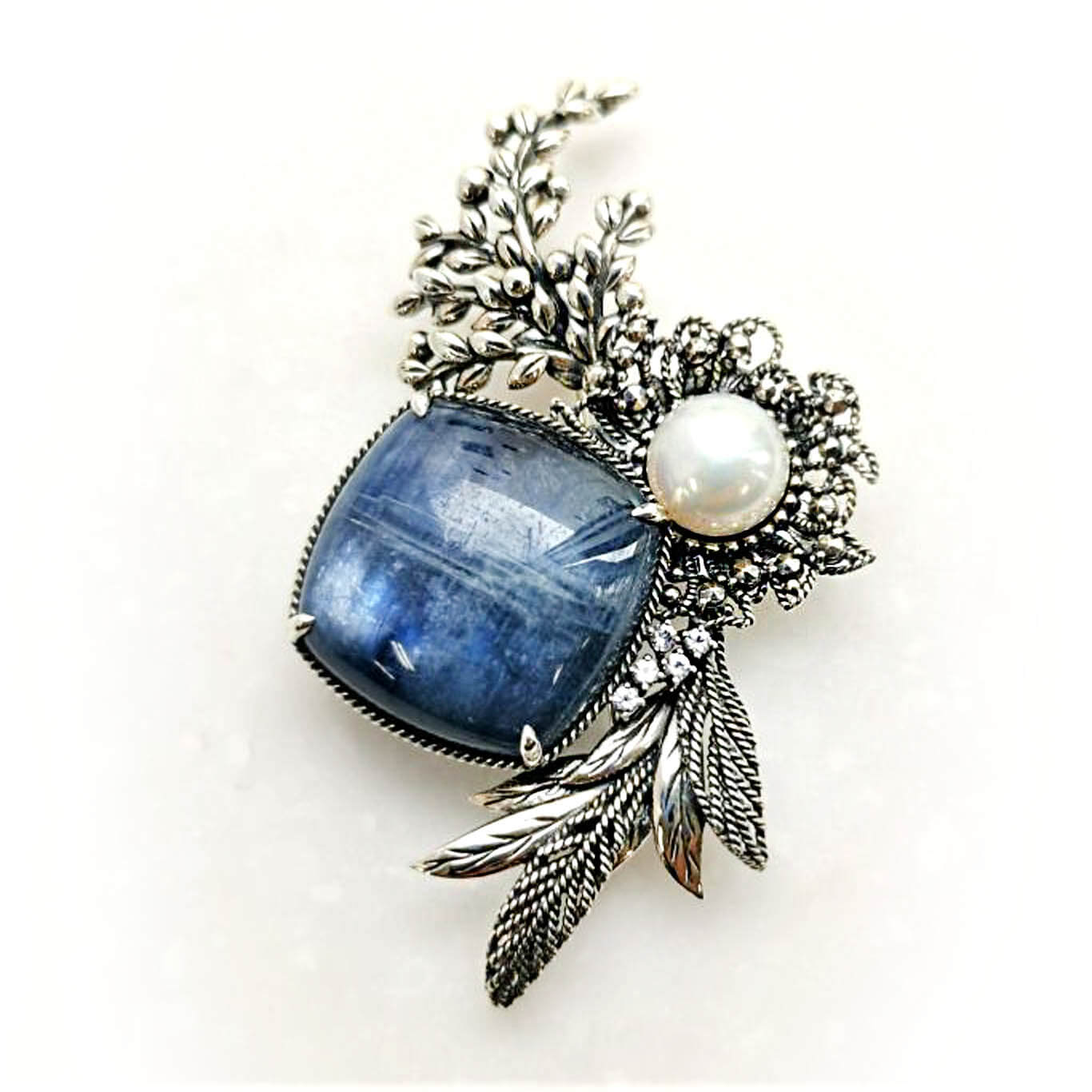 碌山 ロクザン マルカジット＆サンゴ亀ブローチ/ペンダントト 碌山