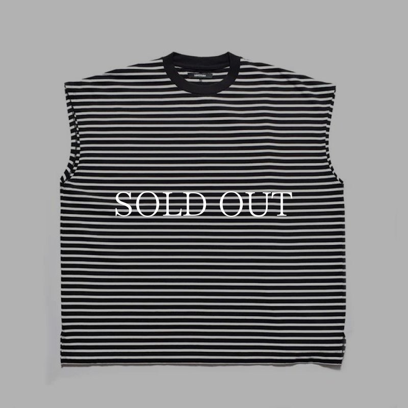 トップス 25ss MINEDENIM Big Nosleeve Border T-SH トップス