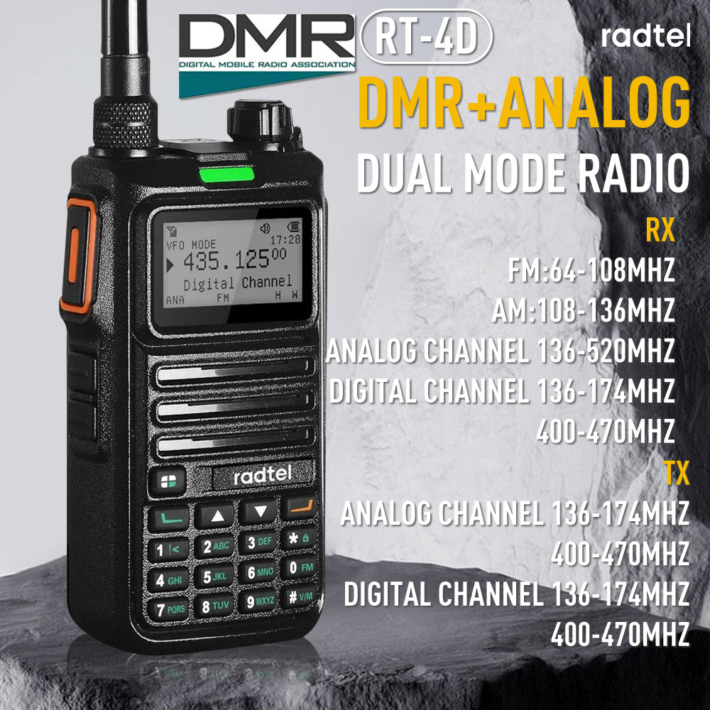 Radtel RT-4D JU 430MHz DMR/FM☆JARD保証可能 Radtel RT-4D JU 430MHz