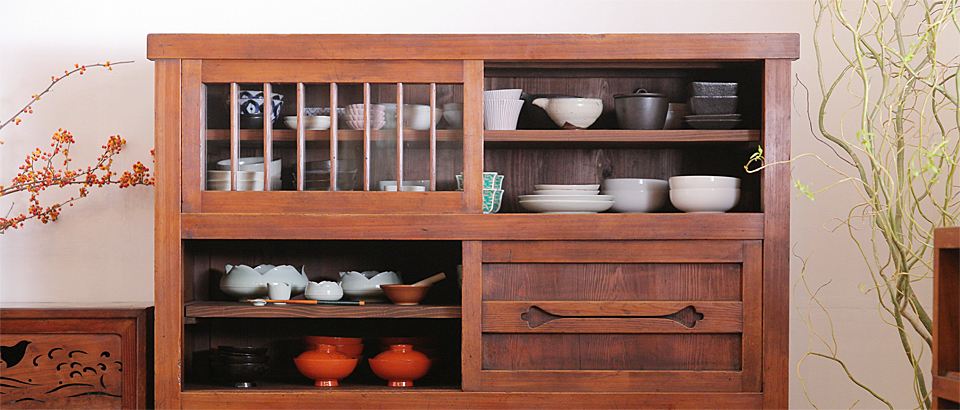 茶箪笥アンティーク水屋箪笥