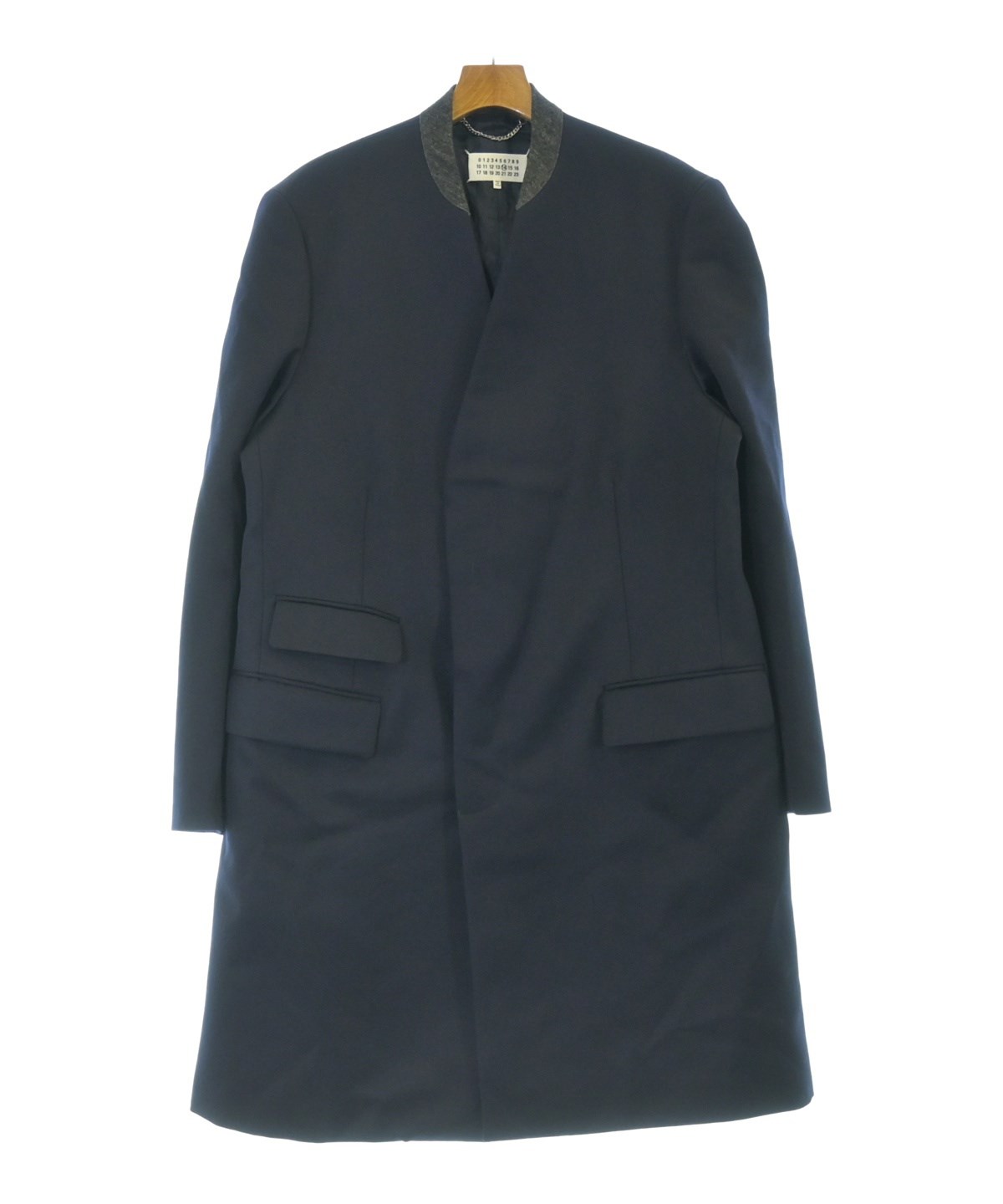 Maison Margiela（メゾンマルジェラ）チェスターコート 紺 サイズ:52