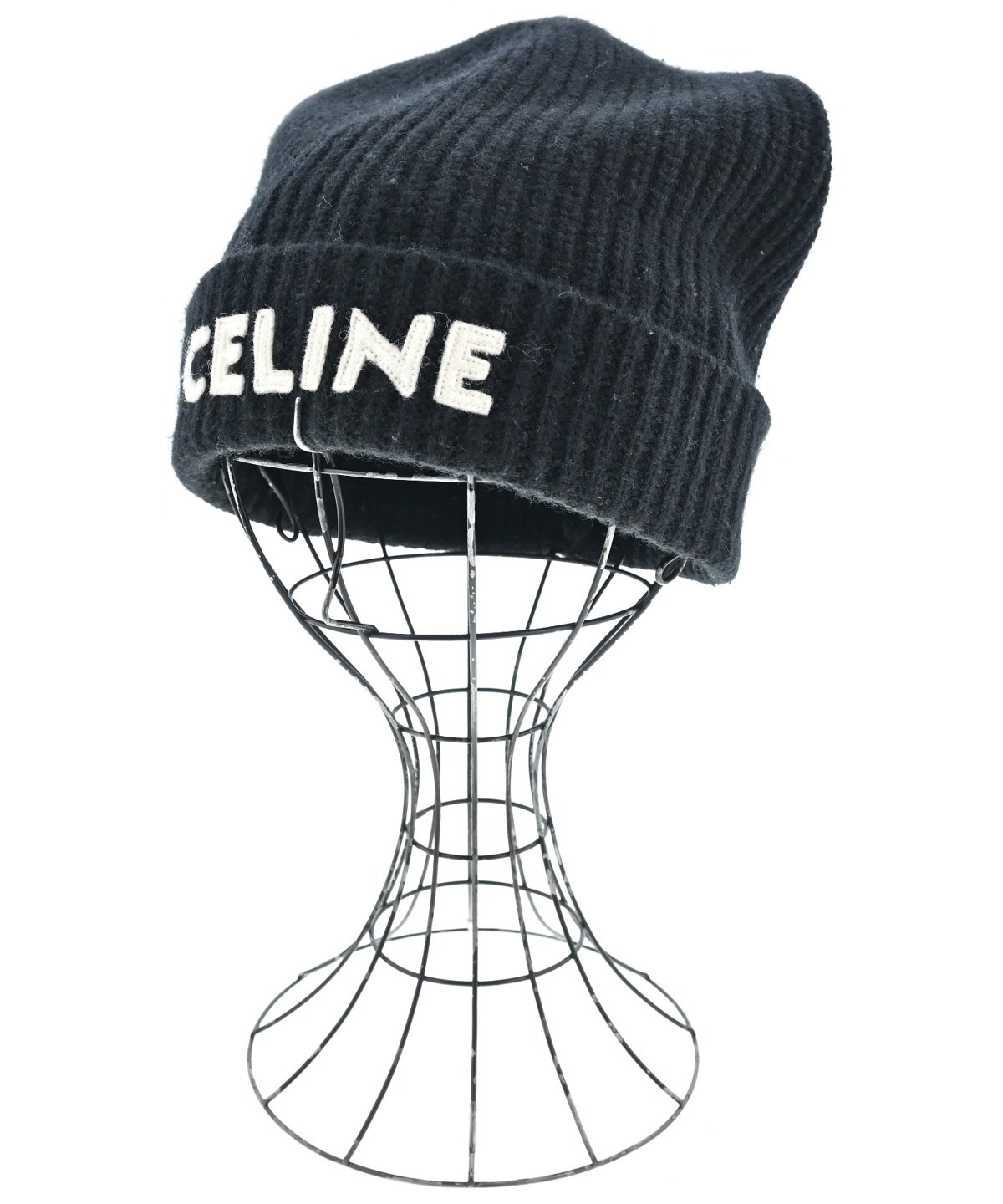 CELINE ブラック ニット帽 関税・送料込 CELINE Black wool ニット帽