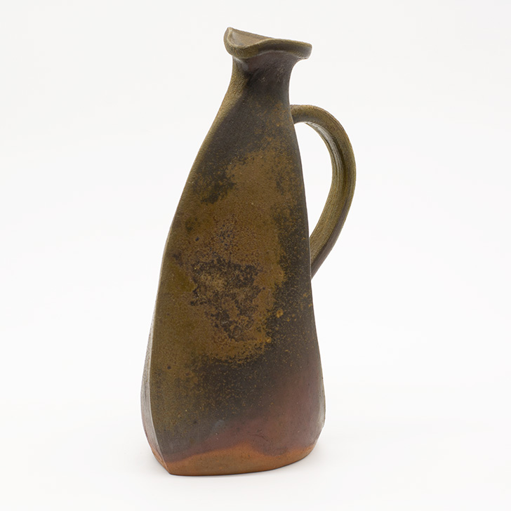 楽天市場】川井明美 作 備前焼 手付花入れ 備前焼 花入 敬老の日 和