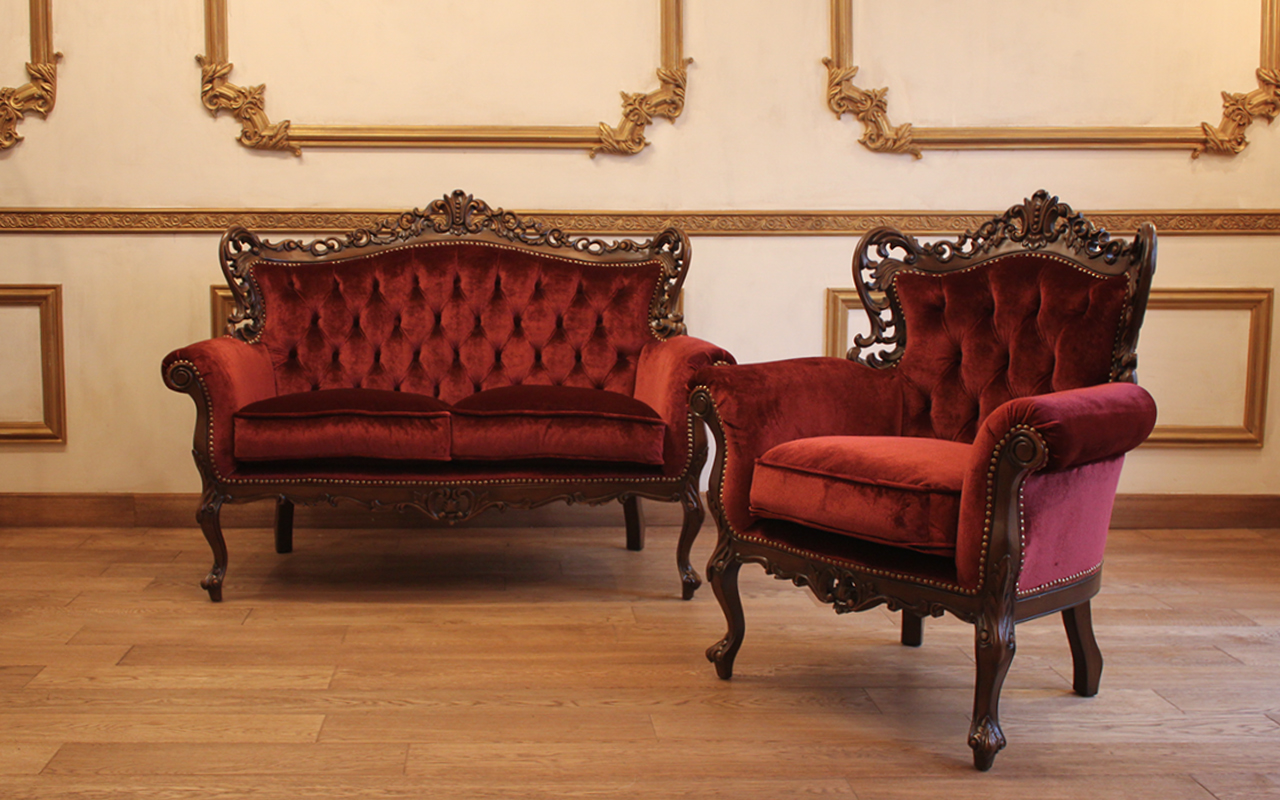 Symphony ロココ調カウチソファ