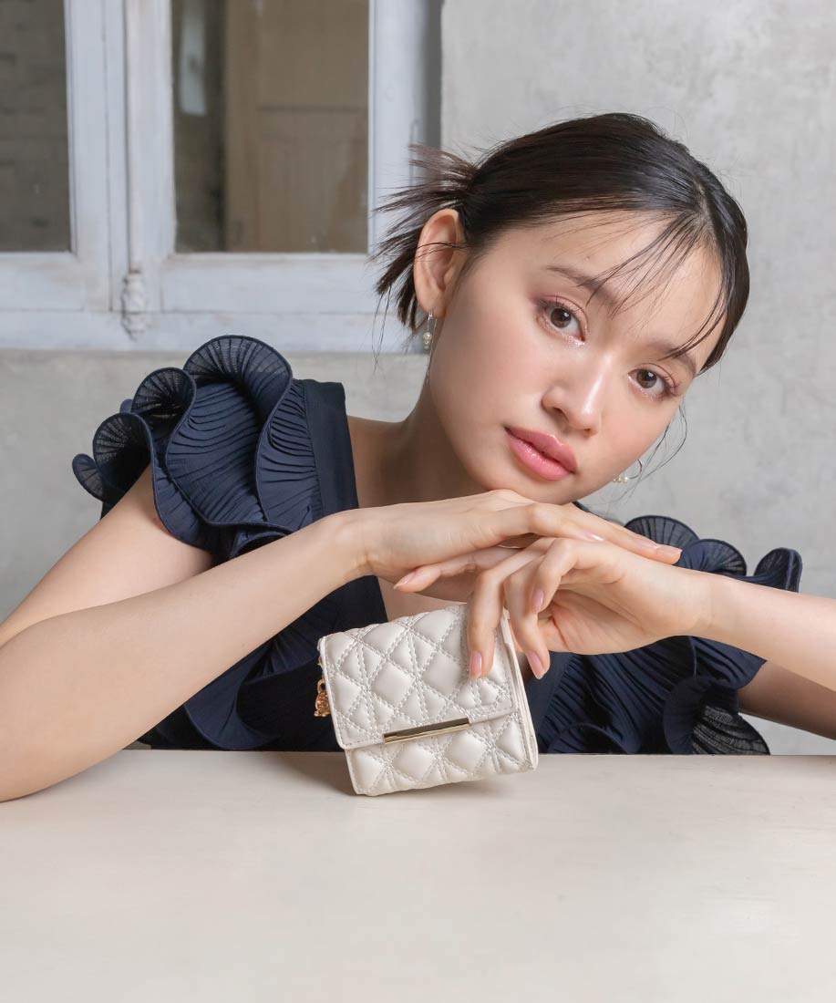 キルティング三つ折りミニウォレットRANDA公式サイト