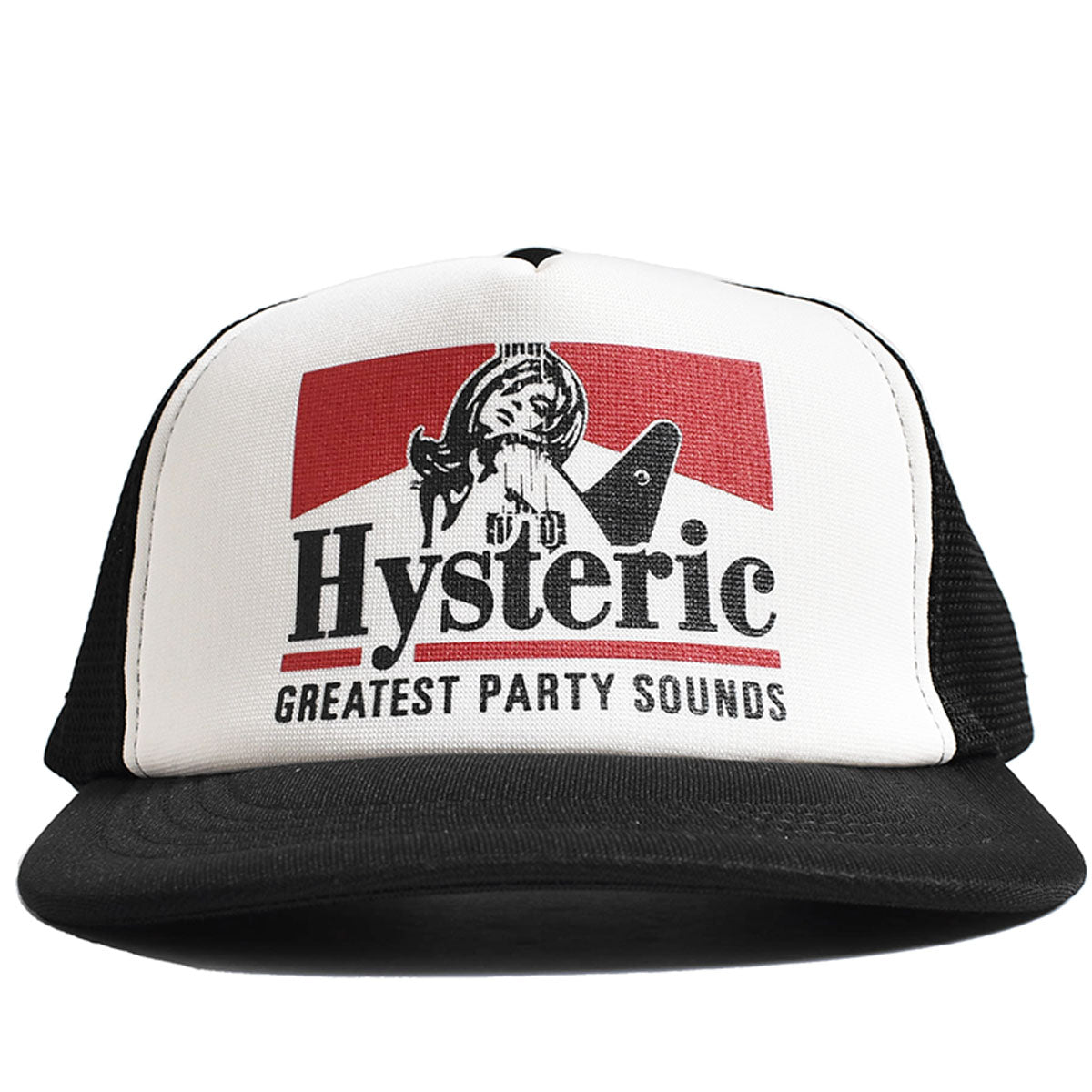 新品 ヒステリックグラマー GUITAR GIRL メッシュキャップ 黒you 新品