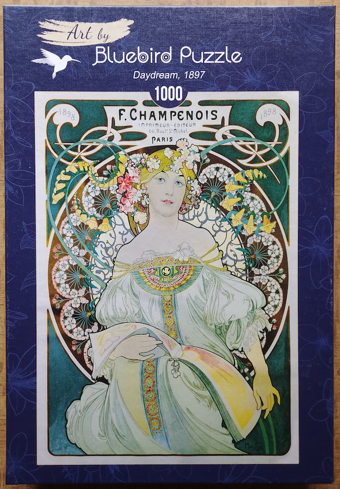 ALPHONSE MUCHA ジグソーパズル 1000ピース 1000, Bluebird, Daydream
