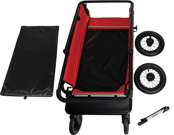 エアバギー キャリッジ Air Buggy 3点セット[台車・ルーフ・雨カバー