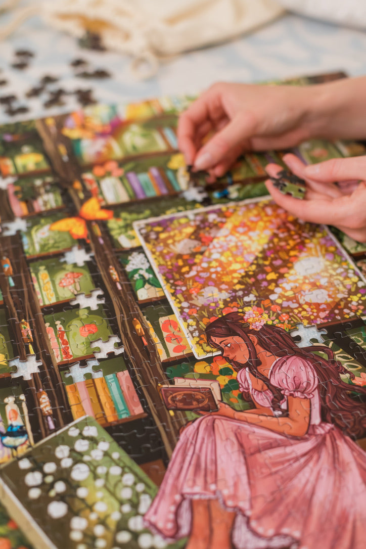 Botanical Library Jigsaw Puzzle (1000 Pieces) – Reverie Puzzles