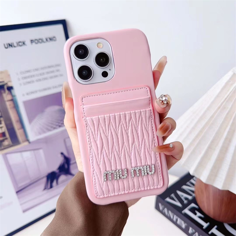 iphone16/16pro ケース miumiu 風 スマホケース ハイブランド