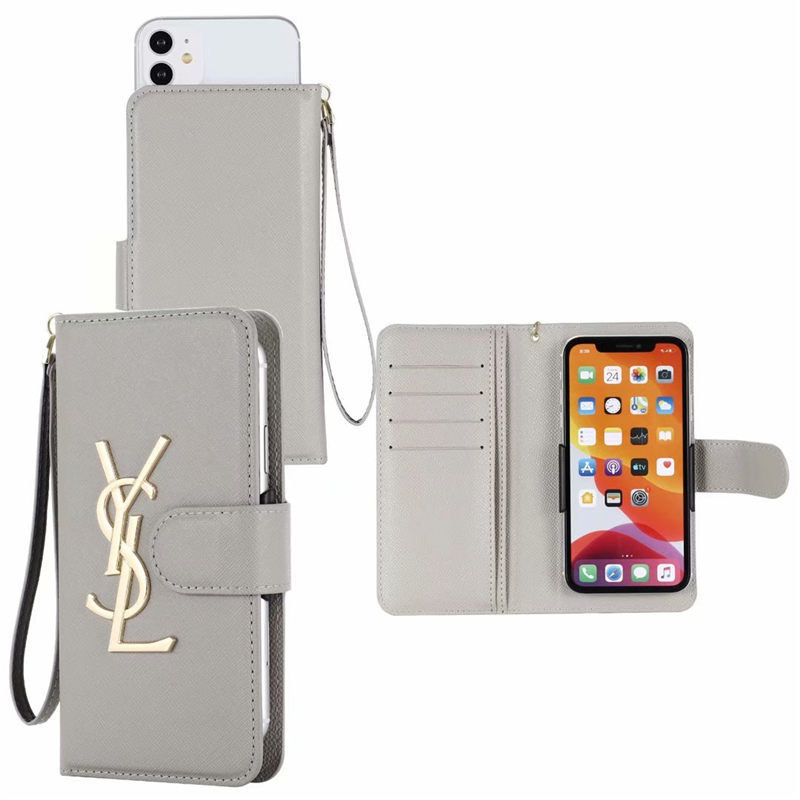 サンローラン スマホケース 手帳型 全機種対応 安い YSL アンドロイド