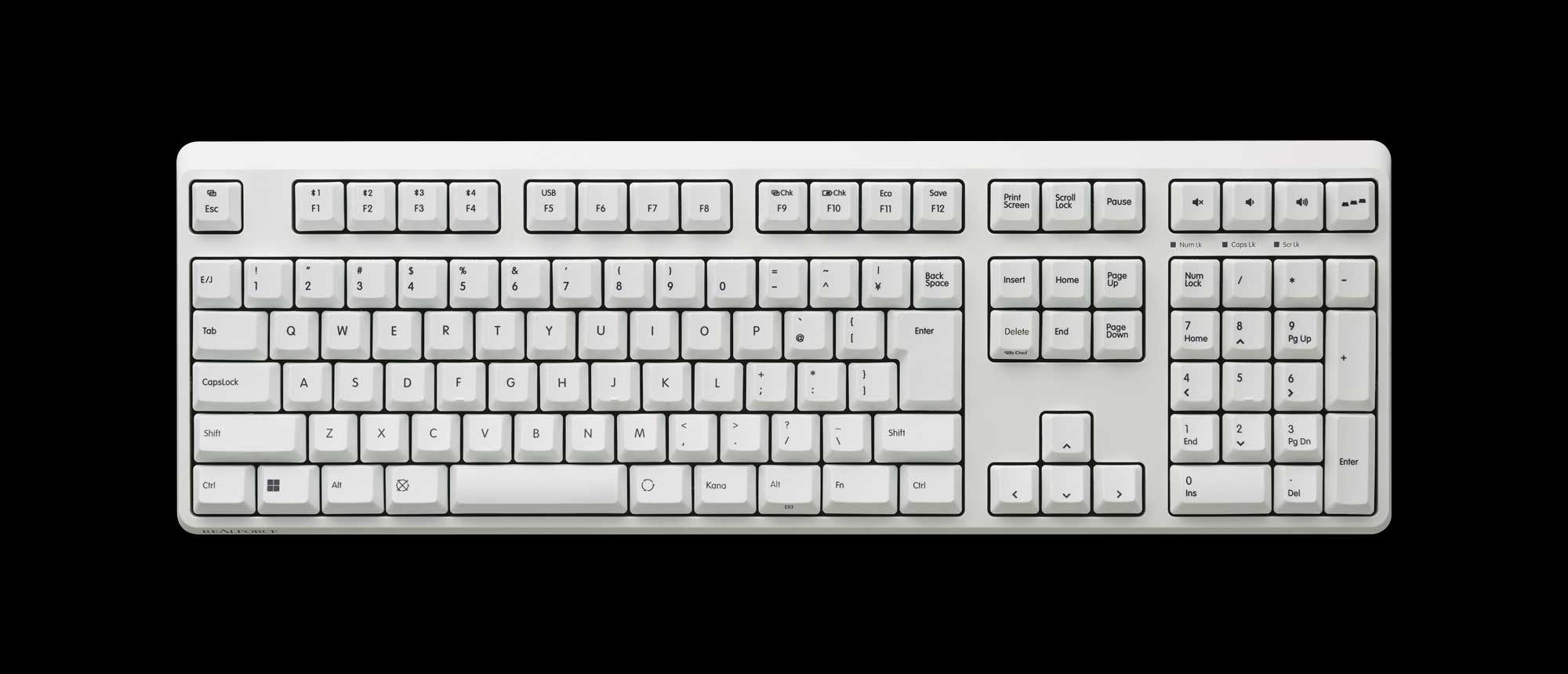 REALFORCE R4 R4HA22 日本語配列 変荷重 フルサイズ 製品 : REALFORCE