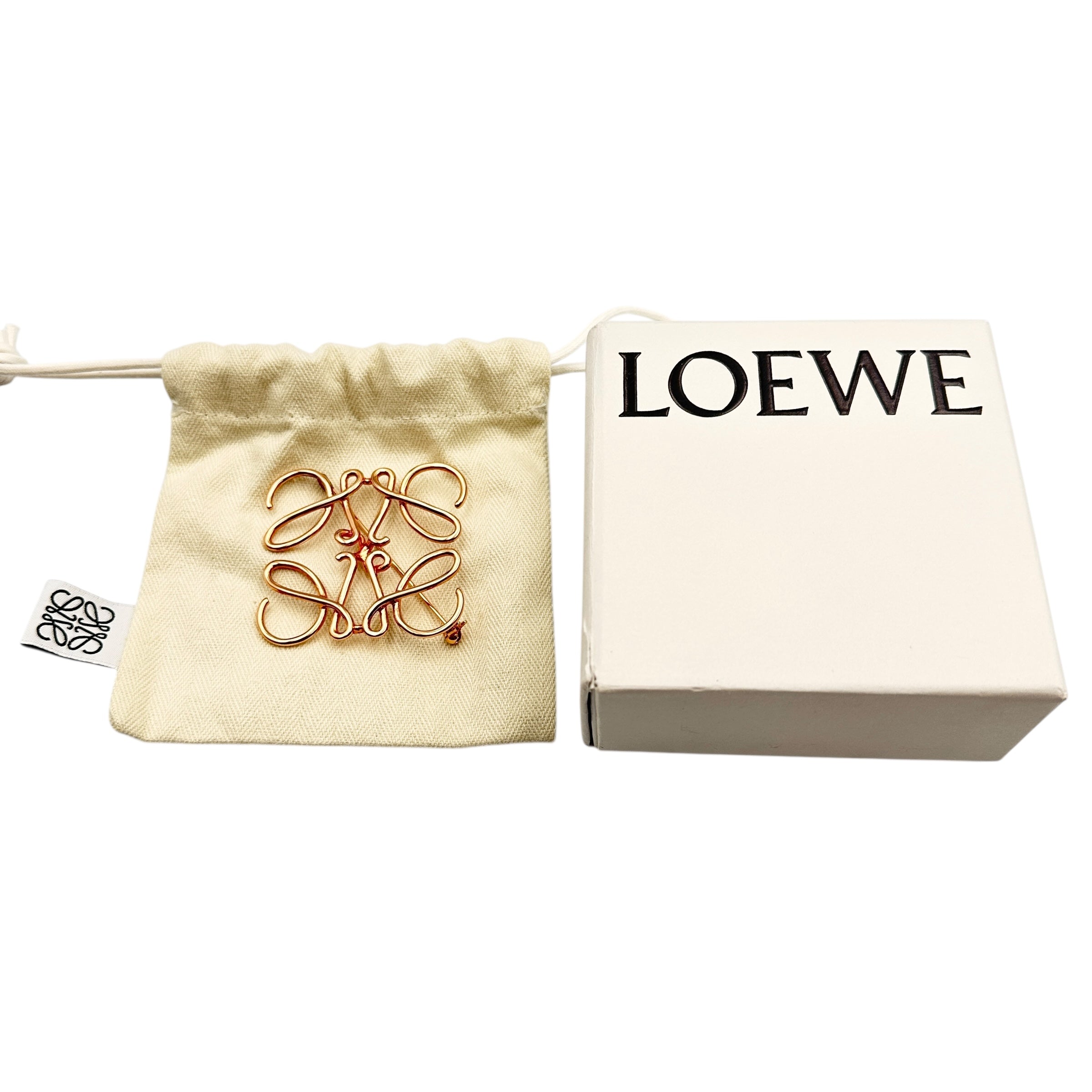 LOEWE オンライン ブローチ ローズゴールド ロエベ ブローチ