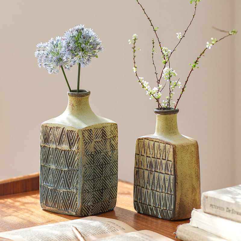 フラワーベース かしわ窯 Scandi relief ｜家具・インテリア通販 Re