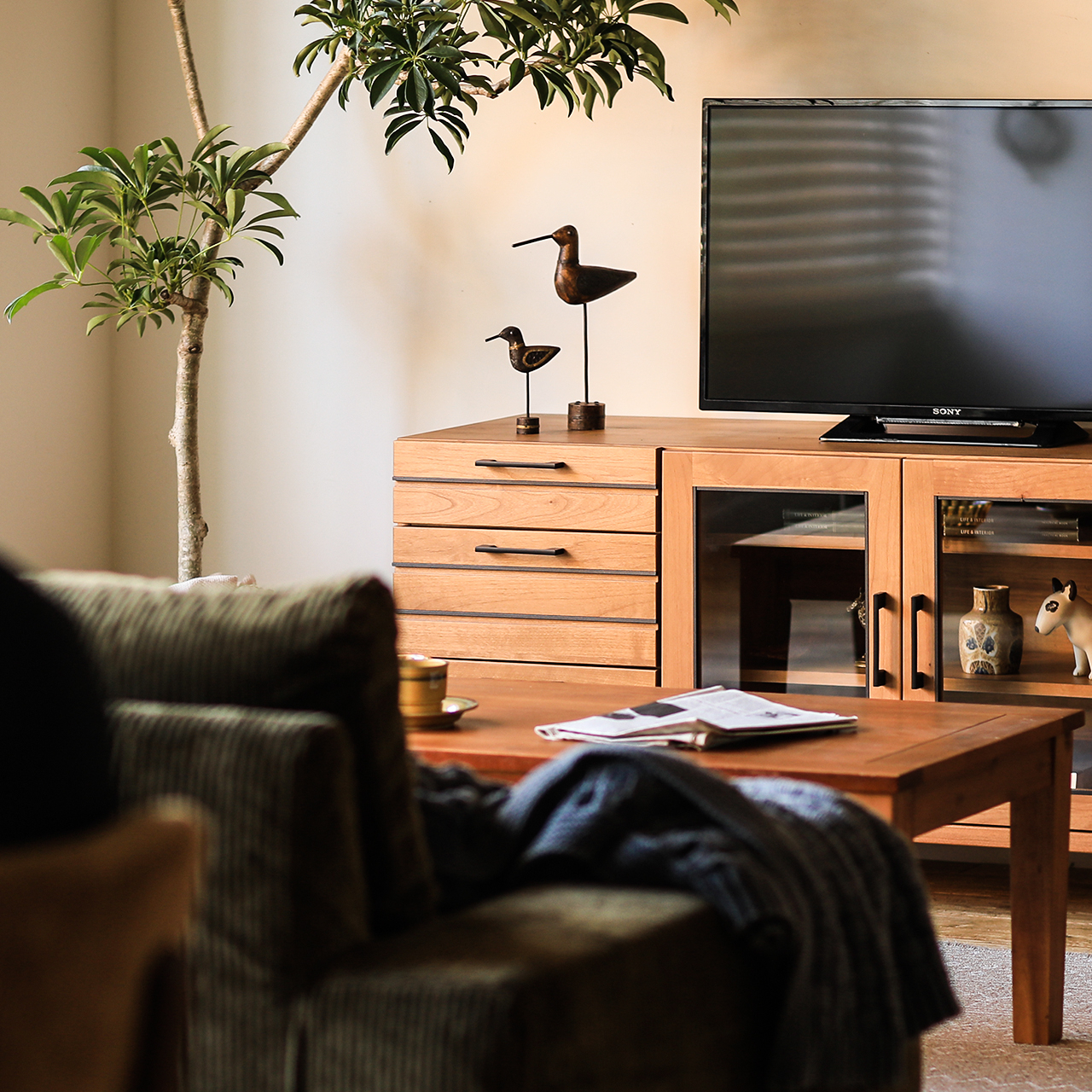 LINA TVボード 幅150cmハイタイプ ｜家具・インテリア通販 Re:CENO(リセノ)