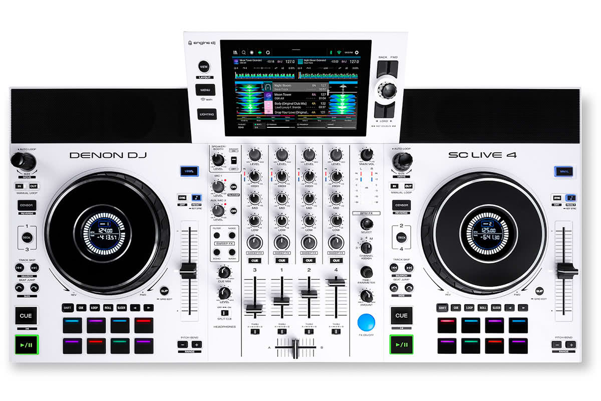 ①DENON DJ MC3000 DJコントローラー 限定白パネル ①DENON DJ MC3000