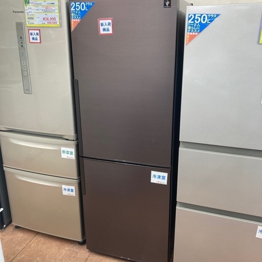 SHARP / シャープ SJ-PD27C-T 冷蔵庫 271L 2017年製